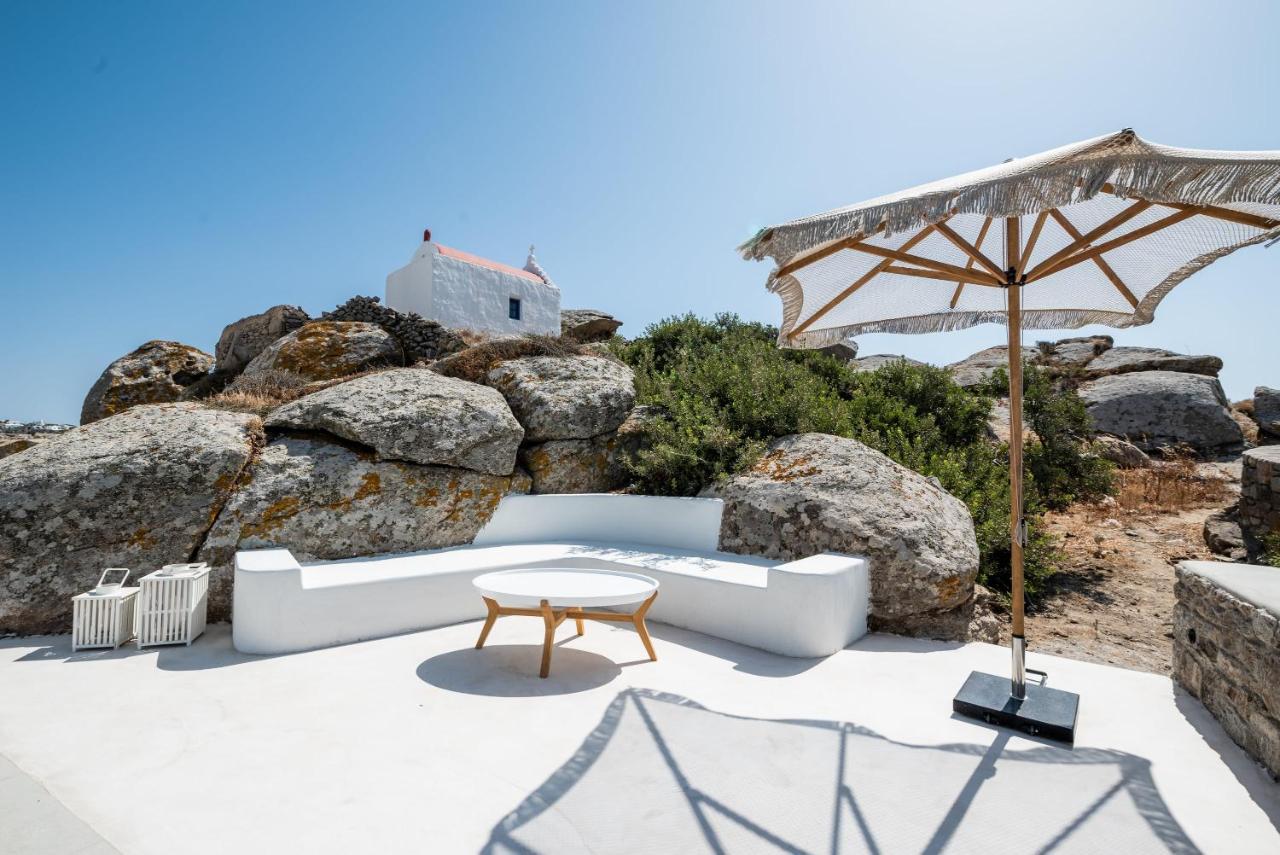 Villa Petra Mare Above Mykonos Town Private Pool Екстериор снимка